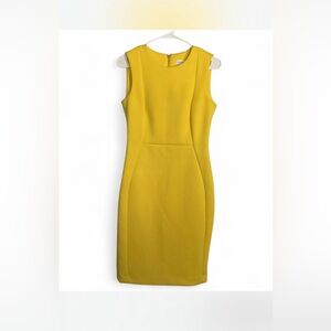 Calvin Klein Vibrant Yellow Dress